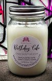 Birthday Cake Soy Wax Candle - Mason Jar 80+ Hours