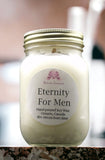 Eternity For Men Soy Wax Candle - Mason Jar 80+ Hours