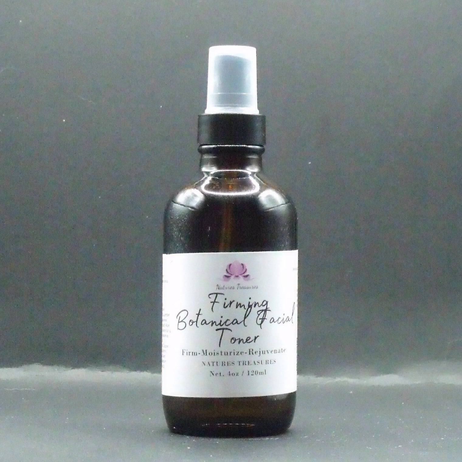 Firming Botanical Facial Toner - 120 ml Glass bottle with sprayer