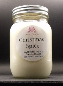 Christmas Spice Soy Wax Candle - Mason Jar 80+Hours