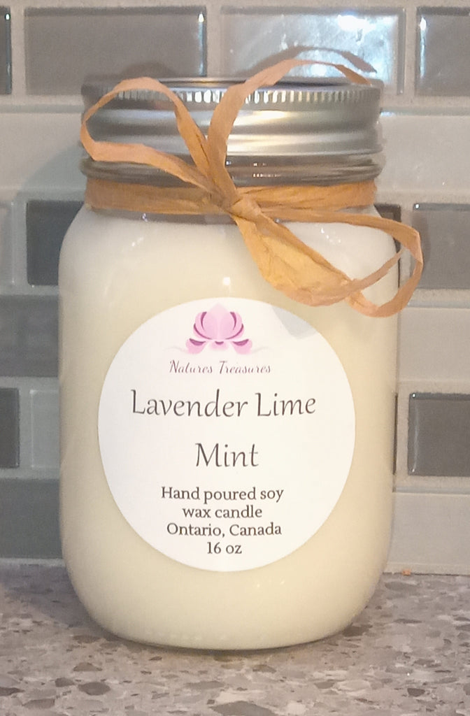 Customized Soy Wax Candle - Mason Jar 80+ Hours