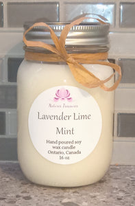 Customized Soy Wax Candle - Mason Jar 80+ Hours