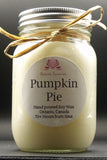 Pumpkin Pie Soy Wax Candle - 16 oz Mason Jar