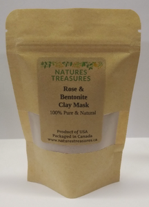 Rose & Bentonite Clay Mask - 125 grams