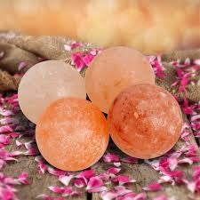 Himalayan Salt Rock Massage Balls - Set of 2